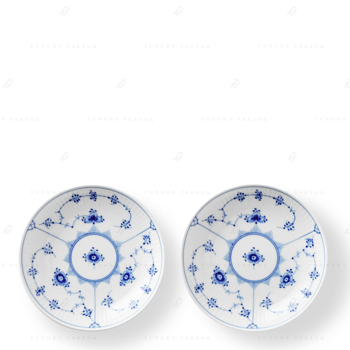 Чаша 15см, 2шт. коллекции Blue Fluted Plain бренда Royal Copenhagen