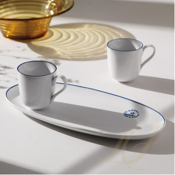 Блюдо овальное 37х17см коллекции Blueline бренда Royal Copenhagen