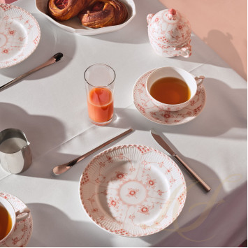 Сахарница 0,2л коллекции Coral Fluted Half Lace бренда Royal Copenhagen