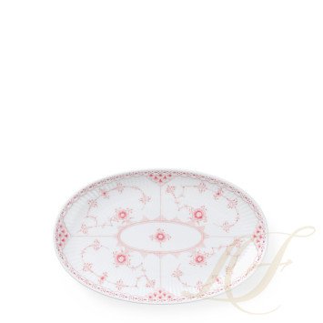 Блюдо овальное 23х15см коллекции Coral Fluted Half Lace бренда Royal Copenhagen