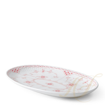 Блюдо овальное 23х15см коллекции Coral Fluted Half Lace бренда Royal Copenhagen