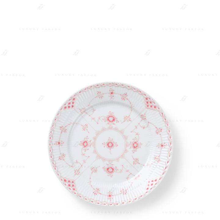 Тарелка десертная 19см коллекции Coral Fluted Half Lace бренда Royal Copenhagen