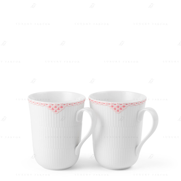 Кружка 0,33л, 2шт. коллекции Coral Lace бренда Royal Copenhagen