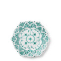 Тарелка закусочная 21см коллекции Emerald Green Fluted Full Lace бренда Royal Copenhagen