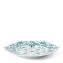 Тарелка закусочная 21см коллекции Emerald Green Fluted Full Lace бренда Royal Copenhagen