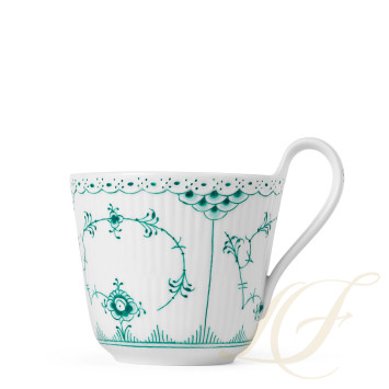 Кружка 0,33л коллекции Emerald Green Fluted Half Lace бренда Royal Copenhagen