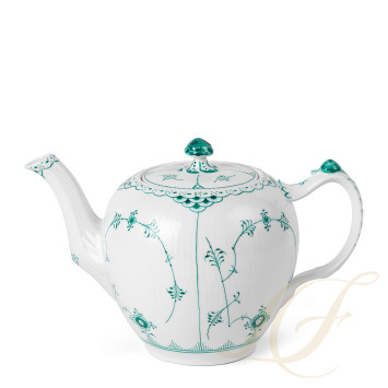 Чайник 1л коллекции Emerald Green Fluted Half Lace бренда Royal Copenhagen