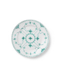 Тарелка закусочная 22см коллекции Emerald Green Fluted Half Lace бренда Royal Copenhagen