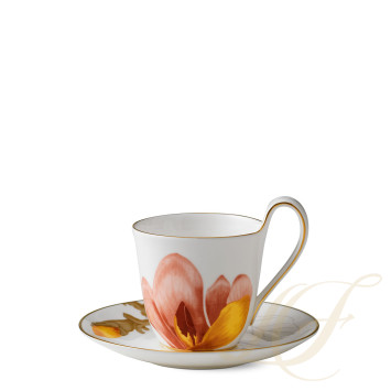 Чашка с блюдцем 0,27л коллекции Flora 