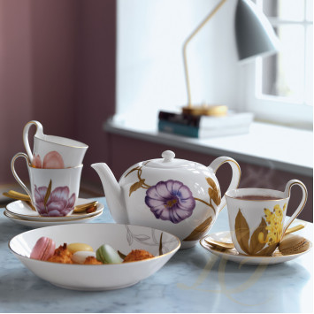 Чашка с блюдцем 0,27л коллекции Flora 