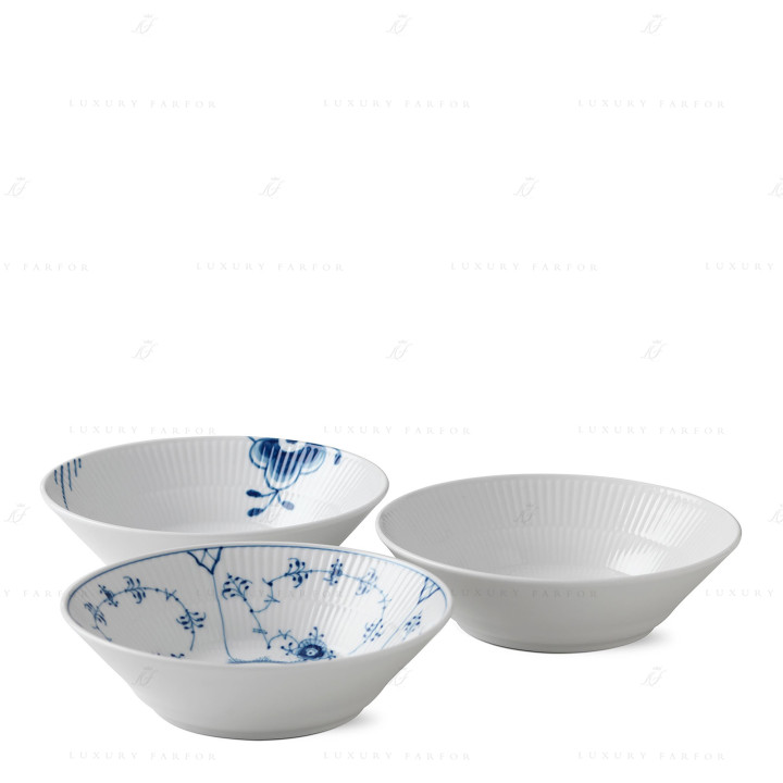Тарелка глубокая 17см, 3шт. коллекции Gifts With History бренда Royal Copenhagen