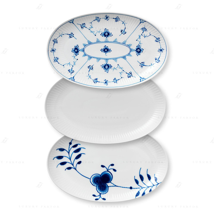 Блюдо овальное 23х15см, 3шт. коллекции Gifts With History бренда Royal Copenhagen