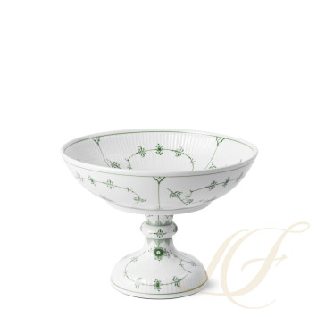 Чаша на ножке 0,8л коллекции Green Fluted Plain бренда Royal Copenhagen