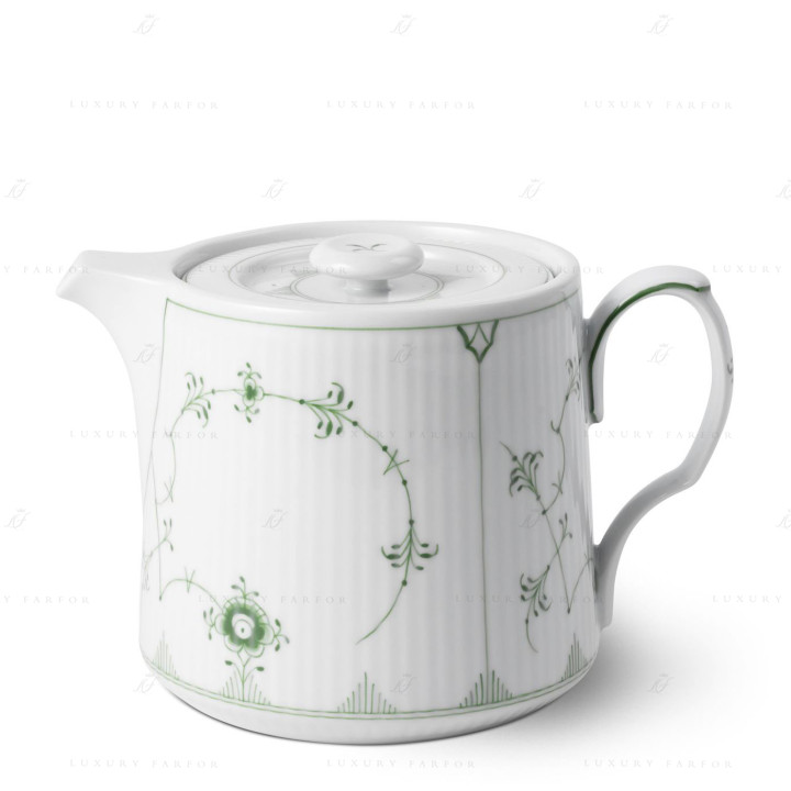 Чайник 0,75л коллекции Green Fluted Plain бренда Royal Copenhagen