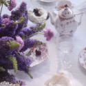 Тарелка закусочная 21см коллекции Purpur Fluted Full Lace (Лимитированная серия) бренда Royal Copenhagen