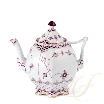 Чайник 0,7л коллекции Purpur Fluted Full Lace (Лимитированная серия) бренда Royal Copenhagen