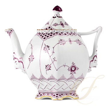 Чайник 0,7л коллекции Purpur Fluted Full Lace (Лимитированная серия) бренда Royal Copenhagen