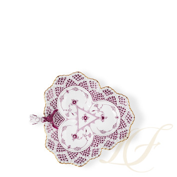 Чаша на ножке 25см коллекции Purpur Fluted Full Lace (Лимитированная серия) бренда Royal Copenhagen