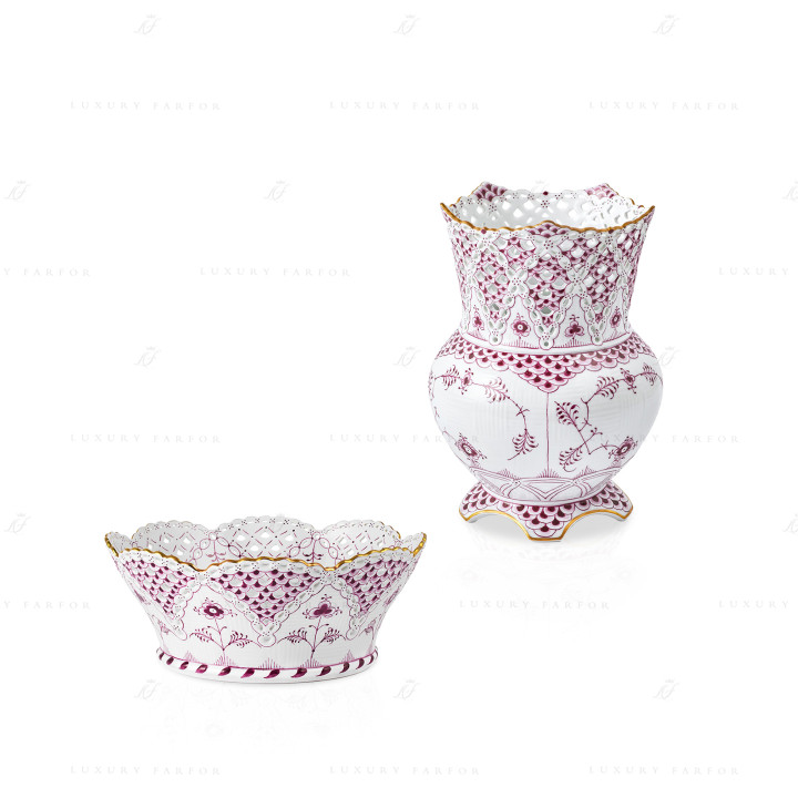 Коллекция Purpur Fluted Full Lace бренда Royal Copenhagen