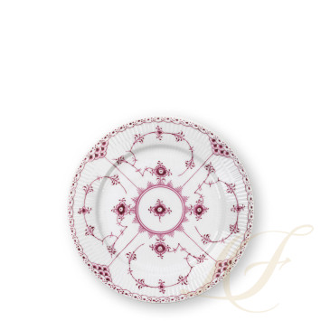Тарелка десертная 19см коллекции Purpur Fluted Half Lace бренда Royal Copenhagen