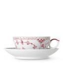 Чашка с блюдцем 0,22л коллекции Purpur Fluted Half Lace бренда Royal Copenhagen
