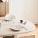 Тарелка главная 27см коллекции Purpur Fluted Half Lace бренда Royal Copenhagen