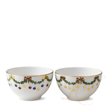 Чаша для соуса 0,3л, 2шт. коллекции Star Fluted Christmas бренда Royal Copenhagen