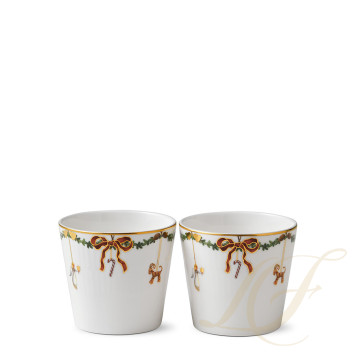 Стакан 0,3л, 2шт. коллекции Star Fluted Christmas бренда Royal Copenhagen