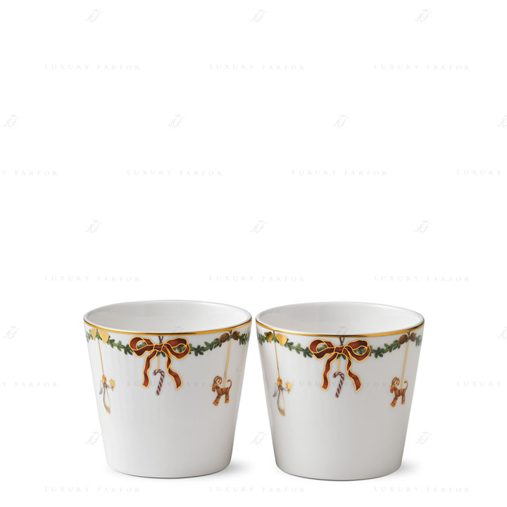 Стакан 0,3л, 2шт. коллекции Star Fluted Christmas бренда Royal Copenhagen
