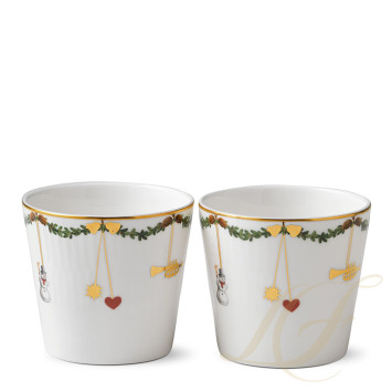 Стакан 0,3л, 2шт. коллекции Star Fluted Christmas бренда Royal Copenhagen