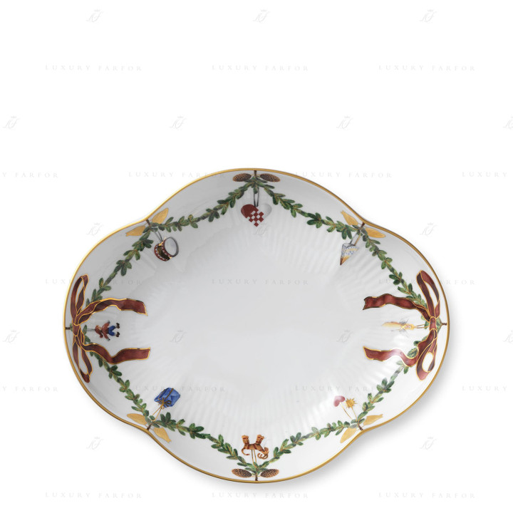 Чаша 22см коллекции Star Fluted Christmas бренда Royal Copenhagen