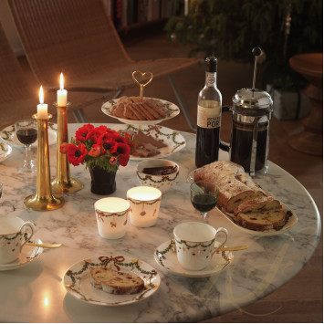 Блюдо овальное 39см коллекции Star Fluted Christmas бренда Royal Copenhagen