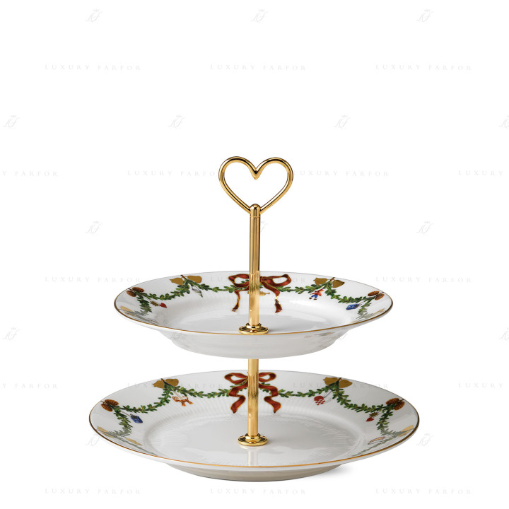 Этажерка 25см коллекции Star Fluted Christmas бренда Royal Copenhagen