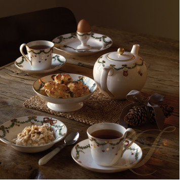 Подставка для яиц 6см, 2шт. коллекции Star Fluted Christmas бренда Royal Copenhagen