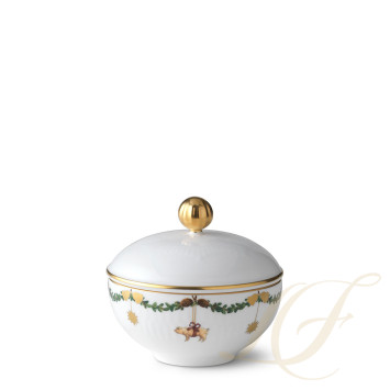 Сахарница 8см коллекции Star Fluted Christmas бренда Royal Copenhagen