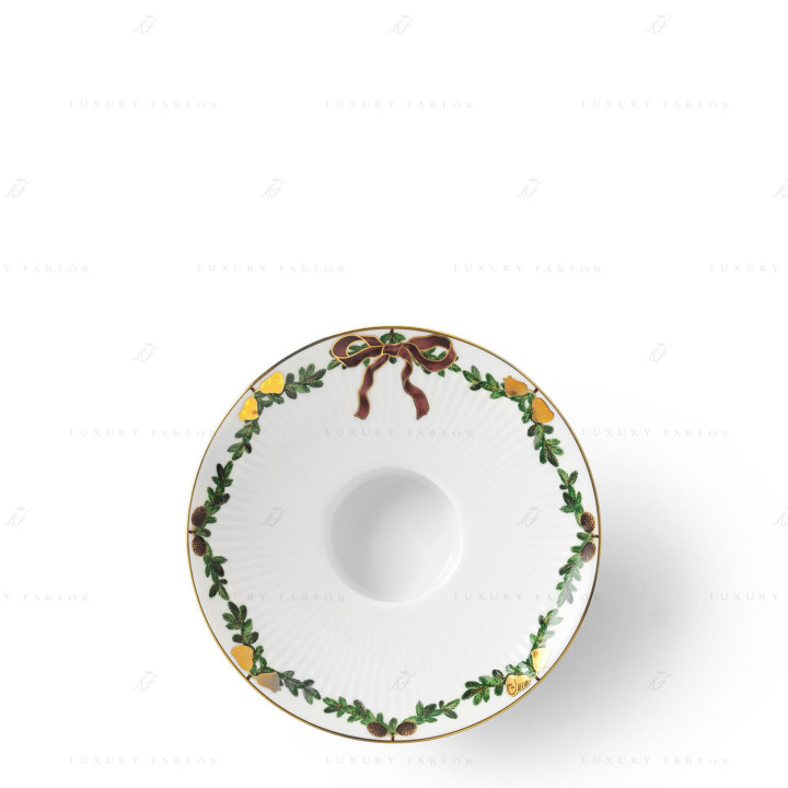Подсвечник 15,5см коллекции Star Fluted Christmas бренда Royal Copenhagen