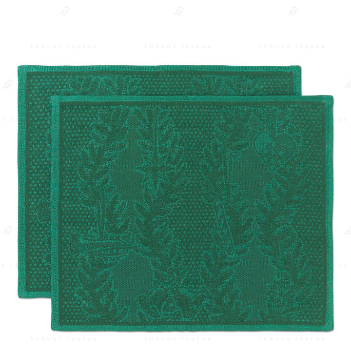 Подтарельник 45х35см, 2шт. коллекции Star Fluted Christmas 