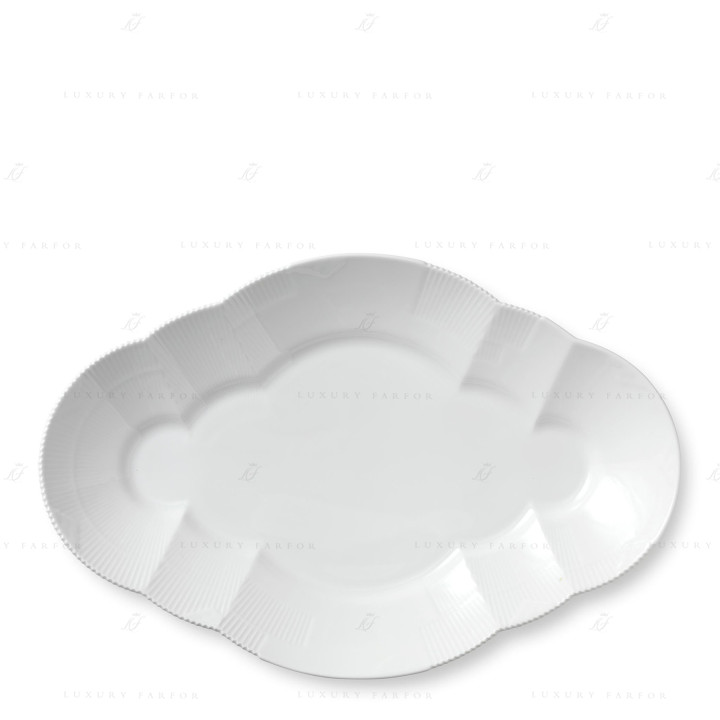 Чаша сервировочная 38,5х26см коллекции White Elements бренда Royal Copenhagen