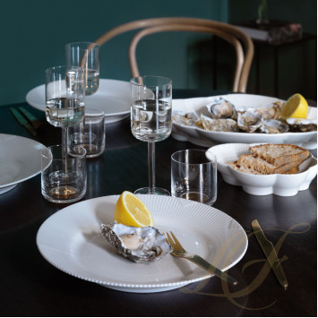 Чаша сервировочная 38,5х26см коллекции White Elements бренда Royal Copenhagen