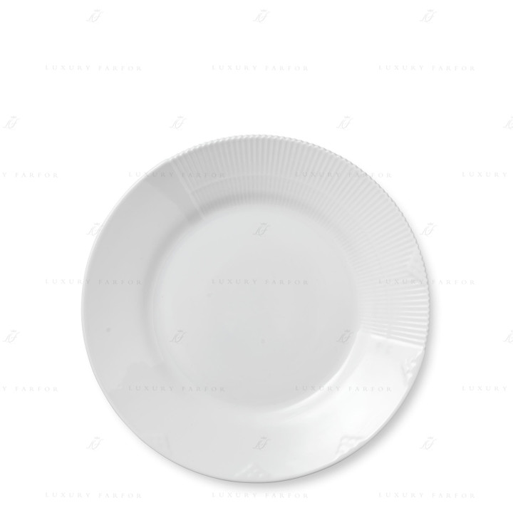Тарелка главная 26см коллекции White Elements бренда Royal Copenhagen