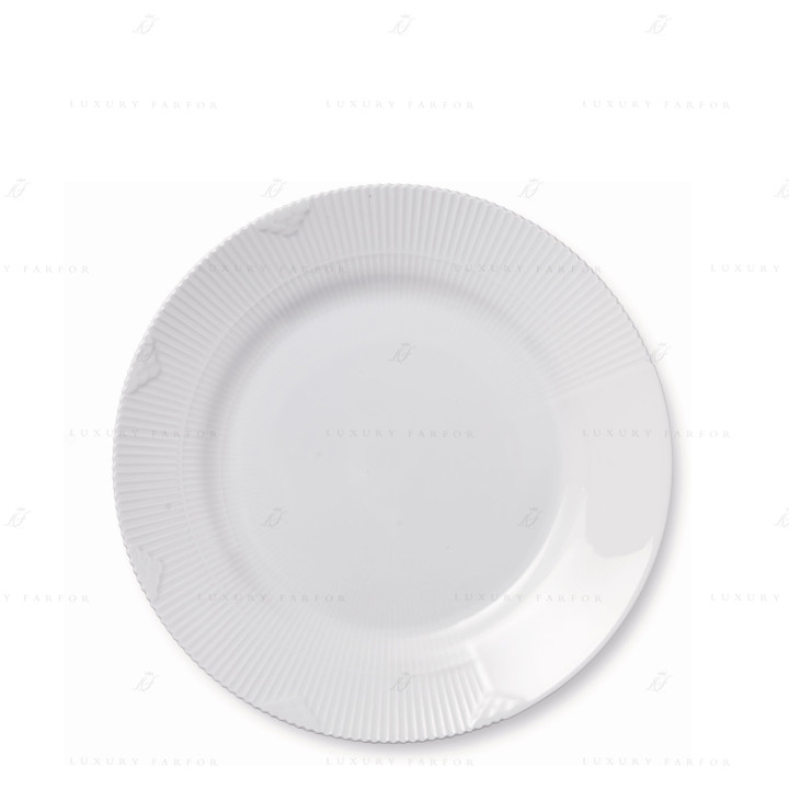 Тарелка главная 28см коллекции White Elements бренда Royal Copenhagen