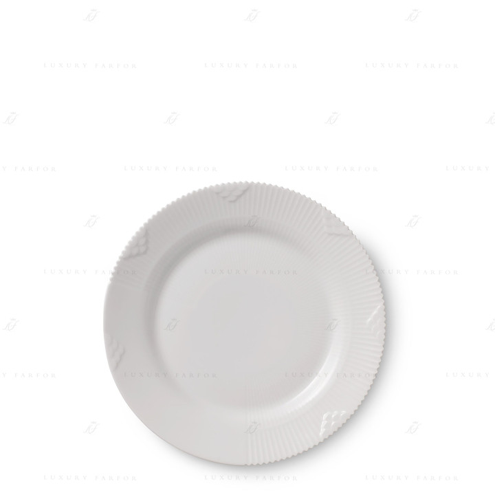 Тарелка десертная 19см коллекции White Elements бренда Royal Copenhagen