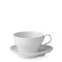Чашка с блюдцем 0,26л коллекции White Elements бренда Royal Copenhagen
