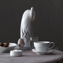 Чашка с блюдцем 0,26л коллекции White Elements бренда Royal Copenhagen