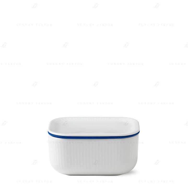 Масленка 13х10см коллекции White Fluted бренда Royal Copenhagen