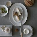 Блюдо овальное 23х15см коллекции White Fluted бренда Royal Copenhagen