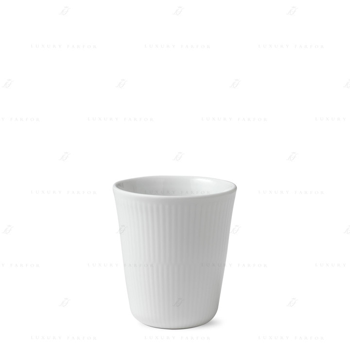 Стакан 0,29л коллекции White Fluted бренда Royal Copenhagen