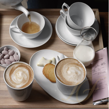 Стакан 0,29л коллекции White Fluted бренда Royal Copenhagen
