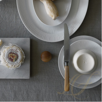 Тарелка глубокая 17см коллекции White Fluted бренда Royal Copenhagen