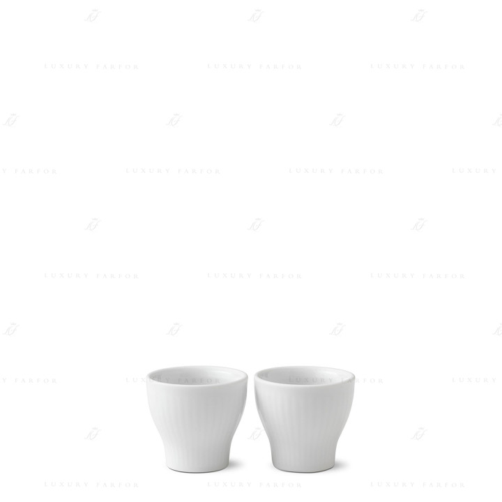 Подставка для яиц 5см, 2шт. коллекции White Fluted бренда Royal Copenhagen